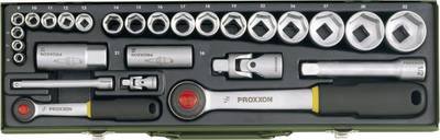 Proxxon Industrial Steckschlüsselsatz metrisch 1/4" (6.3 mm), 1/2" (12.5 mm) 27teilig 23020