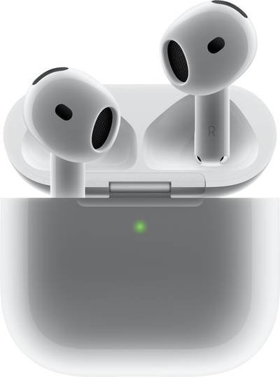 Apple AirPods 4 AirPods Bluetooth® Stereo Weiß Noise Cancelling Ladecase, Schweißresistent