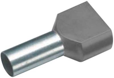 Vogt Verbindungstechnik 460308D Zwillings-Aderendhülse 1 mm² Teilisoliert Gelb 100 St.