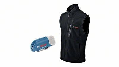 Bosch Professional 06188000EB Bosch Professional 06188000EB Beheizbare Weste GHV 12+18V XA Kleider-Größe: M Schwarz Klei