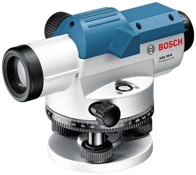 Bosch Professional GOL 26D + BT 160 + GR 500 Optisches Nivelliergerät inkl. Stativ Reichweite (max.): 100 m Optische Ver