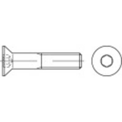 TOOLCRAFT 1069180 Senkschrauben M3 10 mm Innensechskant Edelstahl A4 100 St.