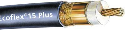 SSB Electronic 6043 Koaxialkabel Außen-Durchmesser: 14.60 mm Ecoflex15 Plus 50 Ω 90 dB Schwarz Meterware