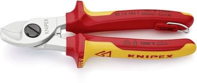 Knipex neu 95 16 165 T Kabelschere Geeignet für (Abisoliertechnik) Alu- und Kupferkabel, ein- und mehrdrähtig 15 mm 50 m