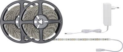 Paulmann SimpLED 78974 LED-Streifen-Komplettset mit Stecker 12 V 10 m Warmweiß 1 St.