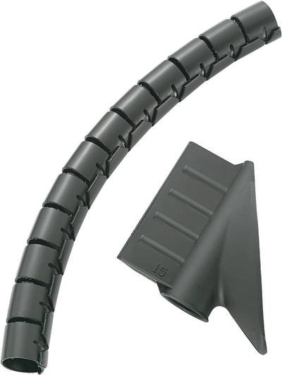 TRU COMPONENTS 1593180 TC-MX-KLT15BK203 Spiralschlauch 15 mm (max) Schwarz 5 m