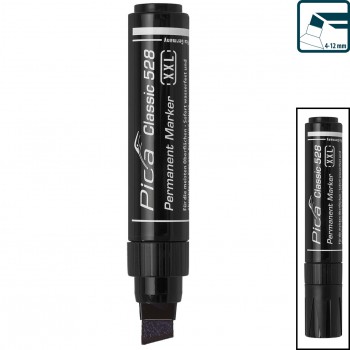 Marcador permanente xxl con punta tipo cincel classic ref. 528 - Rationalstock.es