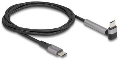 Delock USB-C® Kabel USB 2.0 USB-C® Stecker, USB-C® Stecker 1.50 m Schwarz, Grau 81172