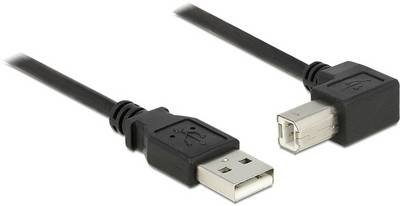 Delock USB-Kabel USB 2.0 USB-A Stecker, USB-B Stecker 0.50 m Schwarz 84809
