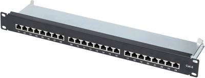 Renkforce 24 Port Netzwerk-Patchpanel 483 mm (19") CAT 6 1 HE Bestückt