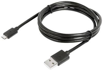 club3D USB-Kabel USB 3.2 Gen1 USB-A Stecker, USB-Micro-A Stecker 1.00 m Schwarz CAC-1408
