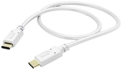 hama 00201592 Ladekabel, USB-C - USB-C, 1,5 m, Weiß