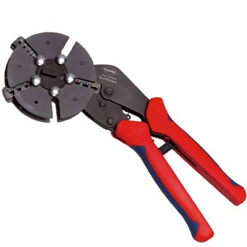 Alicates de entallaje knipex mod. 97 33 01 con portador de mordazas intercambiables - Rationalstock.es