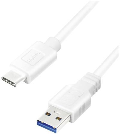 LogiLink USB-Kabel USB 3.2 Gen1 USB-A Stecker, USB-C® Stecker 1.00 m CU0174