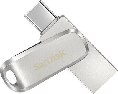 SanDisk Ultra Dual Luxe USB-Zusatzspeicher Smartphone/Tablet Silber 64 GB USB-C® (USB 3.2 Gen 1)