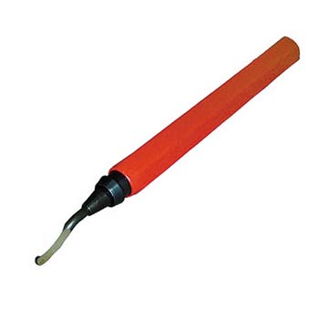 Rebarbador con mango exagonal con cuchilla para acero, plástico y aluminio - Rationalstock.es