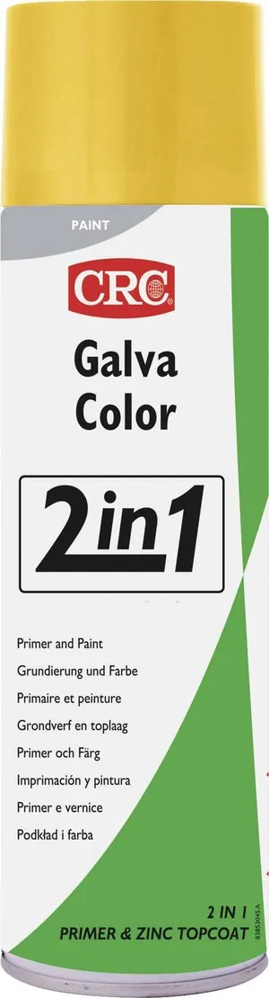 CRC 20563-AD GALVACOLOR Korrosionsschutz-Lack mit Zweifach-Wirkung Goldgelb RAL 1004 1 St.