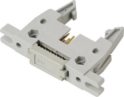 TRU COMPONENTS TC-13537780 Pfosten-Steckverbinder mit Auswurfhebel lang Rastermaß: 2.54 mm Polzahl Gesamt: 10 Anzahl Rei