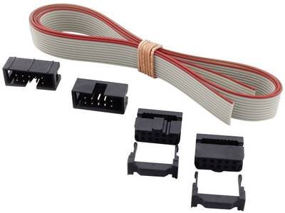 BKL Electronic 10122101 Pfosten-Steckerverbinder-Set mit Zugentlastung Rastermaß: 2.54 mm Polzahl Gesamt: 16 Anzahl Reih