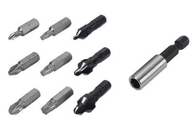 Wolfcraft 2542000 Kegelsenker-Set 10teilig 8 mm, 10 mm, 12 mm 1 Set