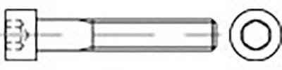 TOOLCRAFT TO-6855831 Zylinderkopfschraube M3 10 mm Innensechskant DIN 912 Stahl 500 St.