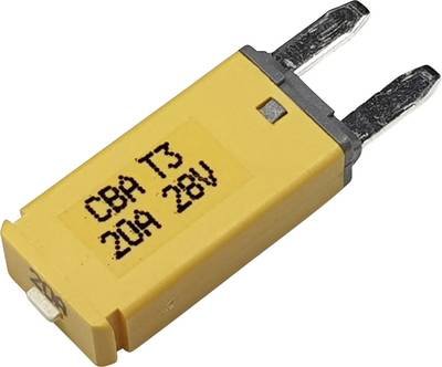 Hansor Circuit Breaker Mini, type 3. Manual Reset, 20A CBA3 Series 20A Sicherungsautomat Standard Flachsicherung 20 A Ge