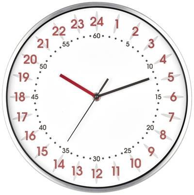 TFA Dostmann 60.3069.02 Quarz Wanduhr 304 mm x 48 mm Aluminium