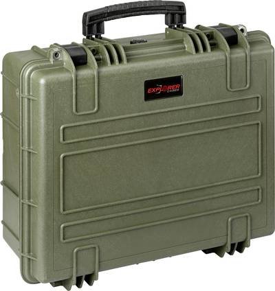 Explorer Cases Outdoor Koffer 4820HL.G green with pick & pluck foam (B x H x T) 48 x 37 x 21 cm Olivgrün 4820HL.G