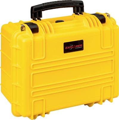 Explorer Cases Outdoor Koffer 3823HL.Y yellow with pick & pluck foam (B x H x T) 38 x 27 x 23 cm Gelb 3823HL.Y