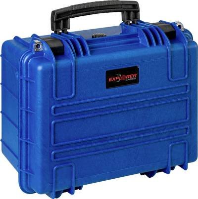 Explorer Cases Outdoor Koffer 3823HL.N blue navy with pick & pluck foam (B x H x T) 38 x 27 x 23 cm Navy-Blau 3823HL.N
