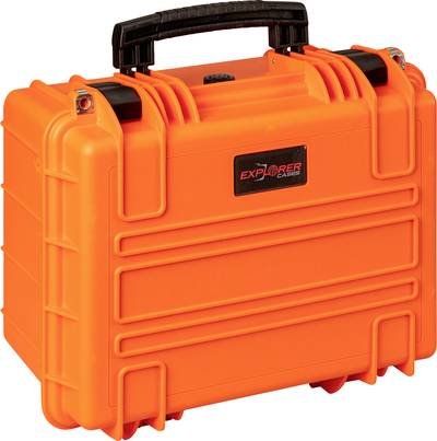 Explorer Cases Outdoor Koffer 3823HL.O orange with pick & pluck foam (B x H x T) 38 x 27 x 23 cm Orange 3823HL.O