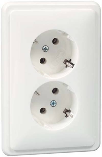 PEHA by Honeywell 1fach Komplett Steckdose Weiß 490521 1 St.