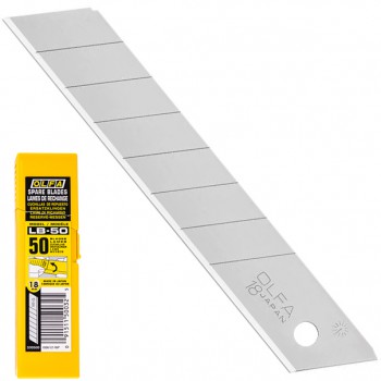 Hoja de recambio (50 unidades ) para cutter de 18 mm ref. lb-50