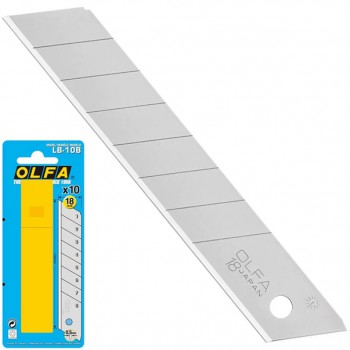 Hoja de recambio (10 unidades ) para cutter de 18 mm ref. lb-10b