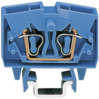 WAGO 264-704 Durchgangsklemme 6 mm Zugfeder Belegung: N Blau 1 St.