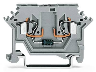 WAGO 280-613/281-411 Diodenklemme 5 mm Zugfeder Belegung: L Grau 100 St.