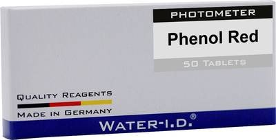 Water ID 50 Tabletten Phenol Rot für PoolLAB Tabletten