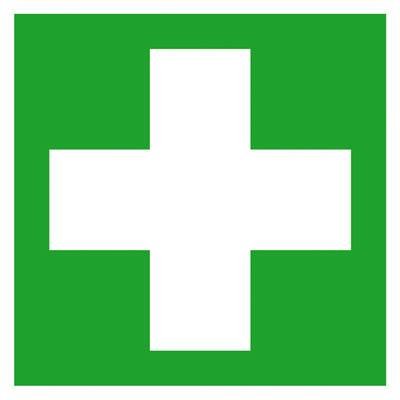 SafetyMarking 38.0057 Hinweisschild Erste Hilfe Folie selbstklebend (B x H) 150 mm x 150 mm ISO 7010 1 St.