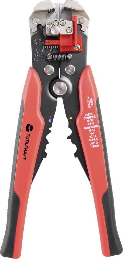 TOOLCRAFT TO-4861944 Abisolierzange 0.15 bis 6 mm² 10 bis 26 awg