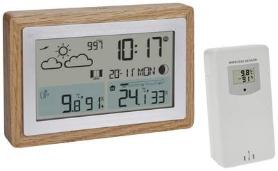 TFA Dostmann Funk-Wetterstation OAK 35.1167.54 Funk-Wetterstation Vorhersage für 12 Stunden Anzahl Sensoren max. 3