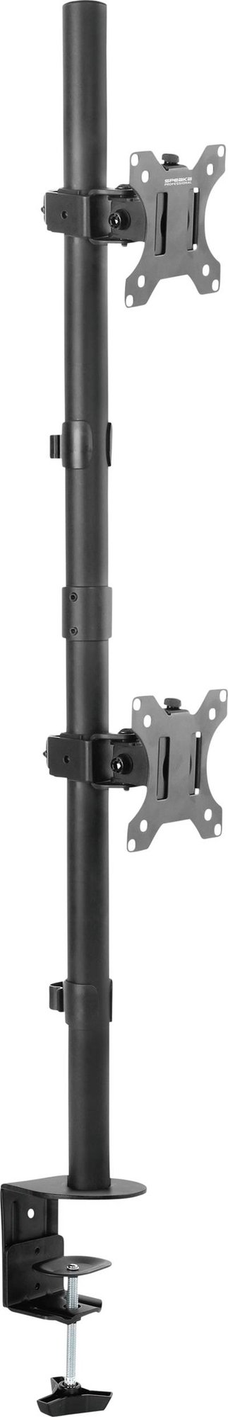 SpeaKa Professional Monitorhalterung SP-MM-420 2 Display(s) 33,8 cm (13,3") - 81,3 cm (32") Schwarz Neigbar, Schwenkbar,