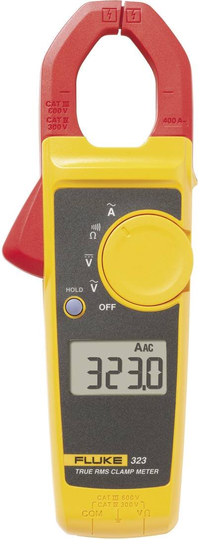 Fluke 323 Stromzange, Hand-Multimeter digital CAT III 600 V, CAT IV 300 V Anzeige (Counts): 4000