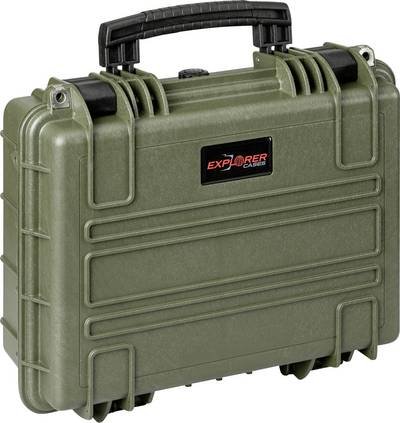 Explorer Cases Outdoor Koffer 3815HL.G green with pick & pluck foam (B x H x T) 38 x 27 x 16 cm Olivgrün 3815HL.G