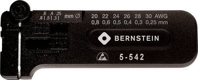Bernstein Tools for Electronics 5-542 Bernstein Werkzeugfabrik Drahtabisolierer 0.25 bis 0.8 mm