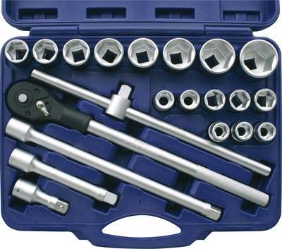 Kunzer Steckschlüsselsatz metrisch 3/4" (20 mm) 21teilig 73421