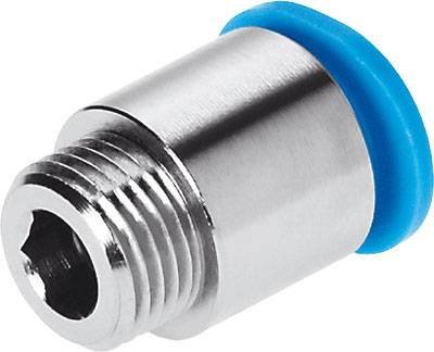 FESTO Steckverschraubung 154434 QSMP-M8X1.25-6 Außengewinde: M8 x 1.25 1 St.