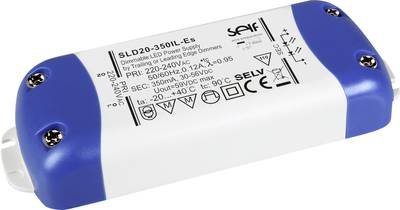 Self Electronics SLD20-500IL-ES LED-Treiber Konstantstrom 20 W 500 mA 20 - 40 V/DC dimmbar, Montage auf entflammbaren Ob