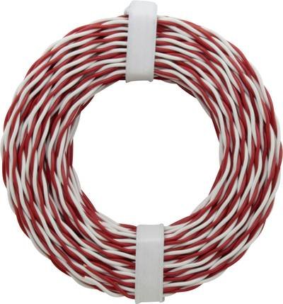 Donau Elektronik 205-10 Klingeldraht 2 x 0.2 mm² Rot/Weiß 10 m