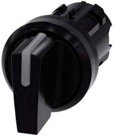 Siemens 3SU10022BL100AA0 3SU1002-2BL10-0AA0 Knebelschalter Knebel Schwarz 2 x 45 ° 1 St.
