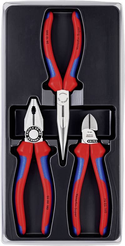 Knipex 00 20 11 Werkstatt Zangen-Set 3teilig